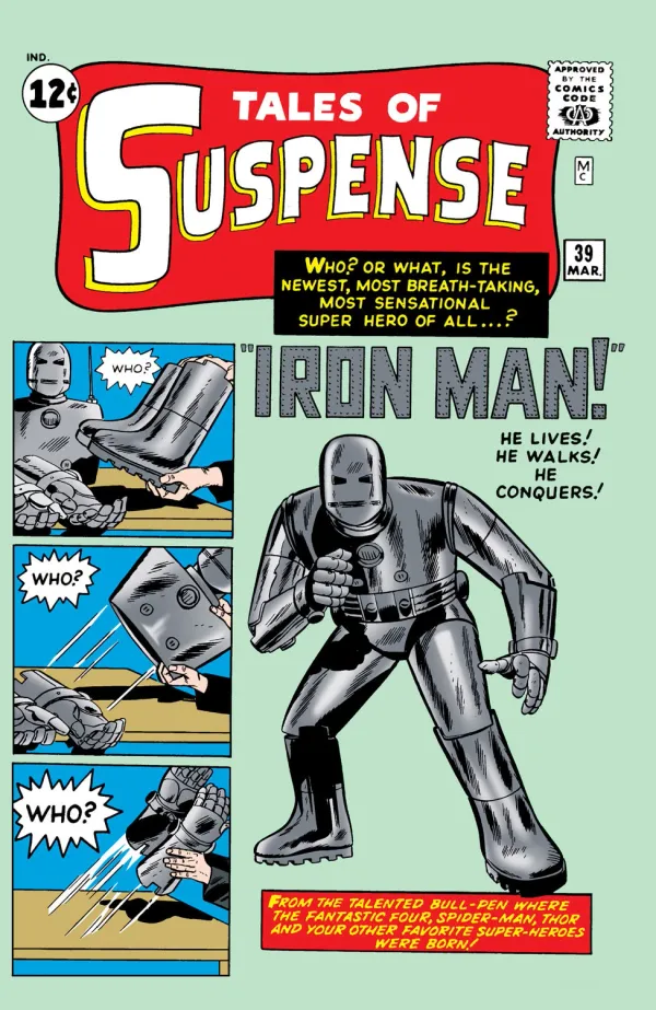 Cover of Tales of Suspense #39 (1963)