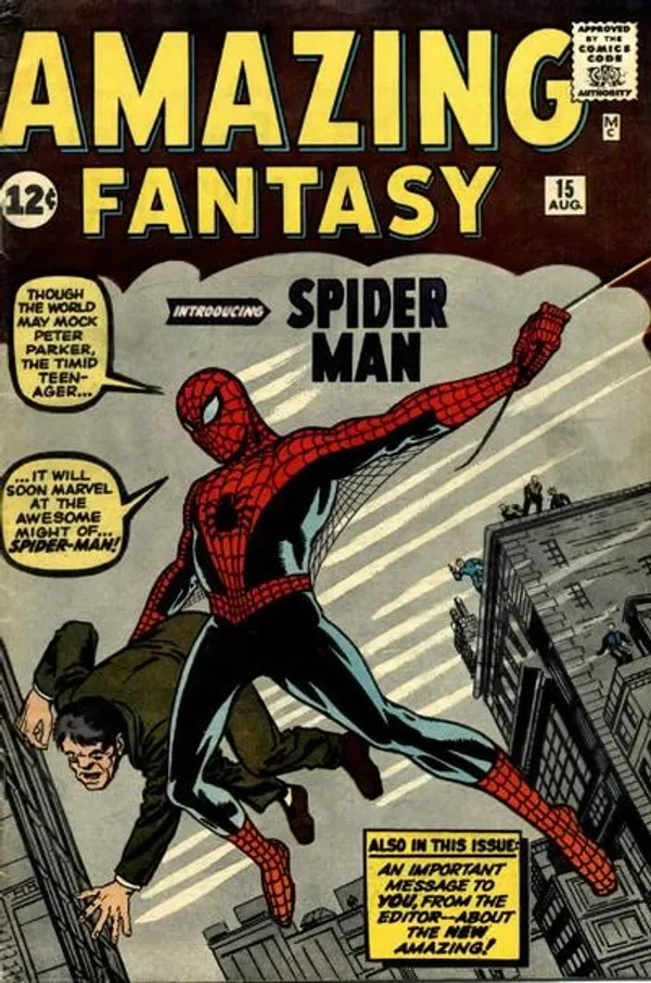Cover of Amazing Fantasy #15 (1962)