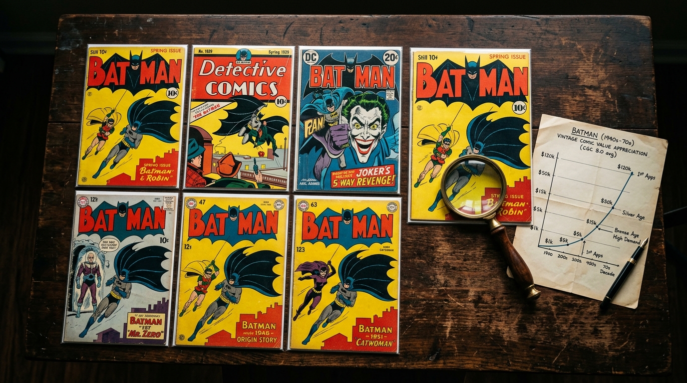 Batman Comic Book Value Guide: Key Issues & Price Trends