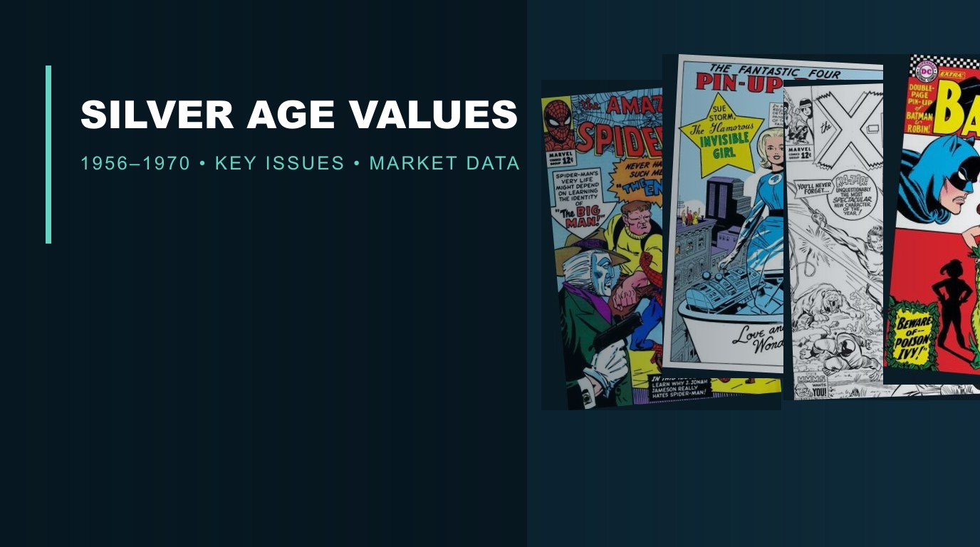 Silver Age Comic Book Values (1956–1970): Key First Appearances & Market Performance