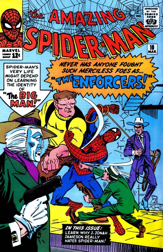 Real comic cover of Amazing Spider-Man #10 (1968)