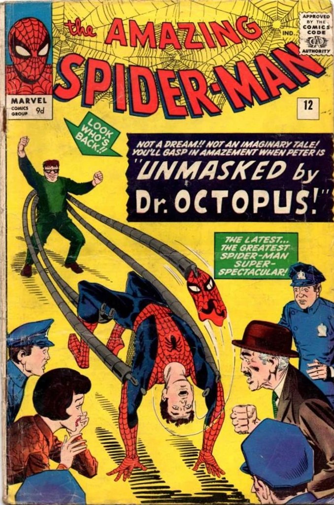 Real comic cover of Amazing Spider-Man #12 (1969)