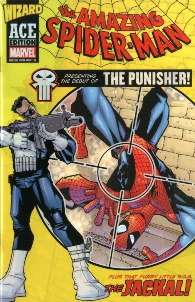 Real comic cover of Amazing Spider-Man #129 (1974)