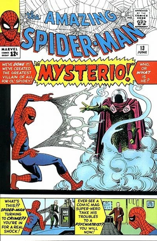 Real comic cover of Amazing Spider-Man #13 (1969)