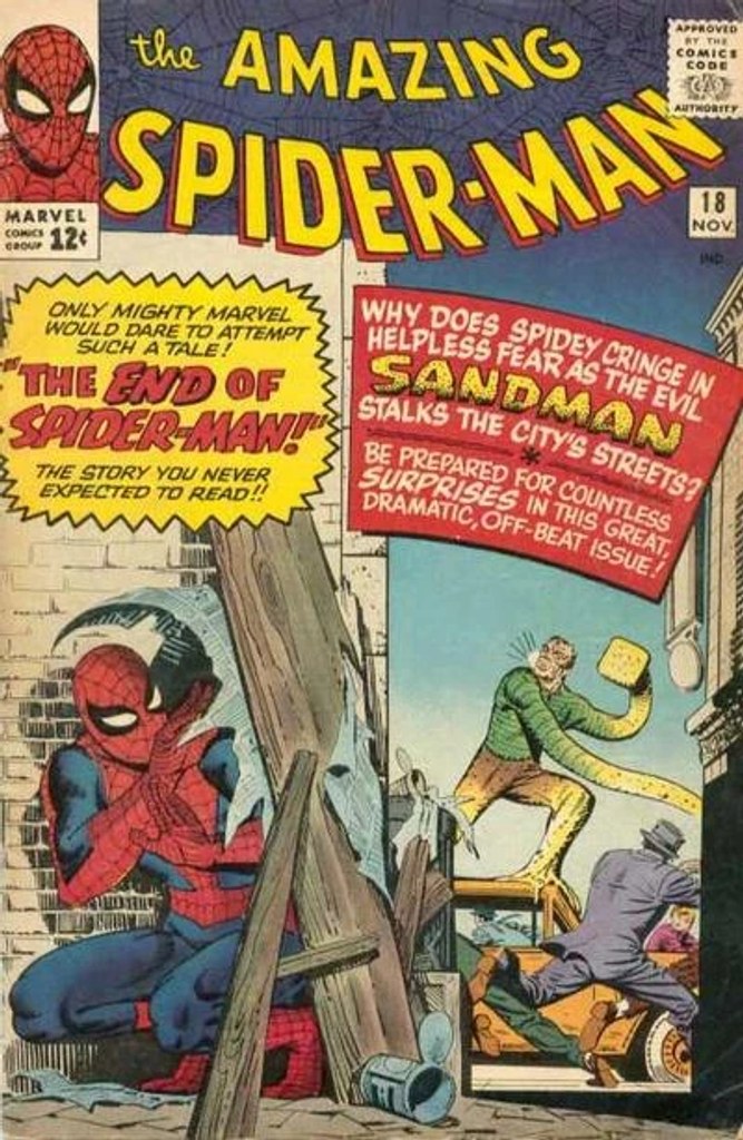 Real comic cover of Amazing Spider-Man #18 (1972)
