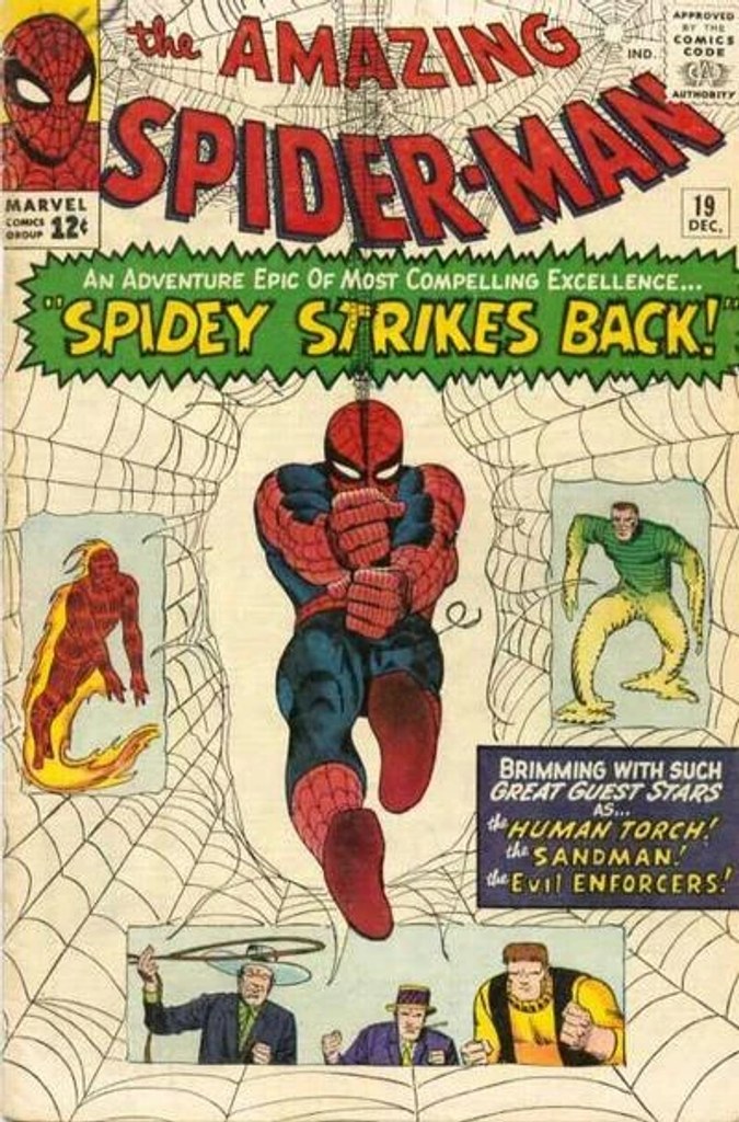 Real comic cover of Amazing Spider-Man #19 (1972)