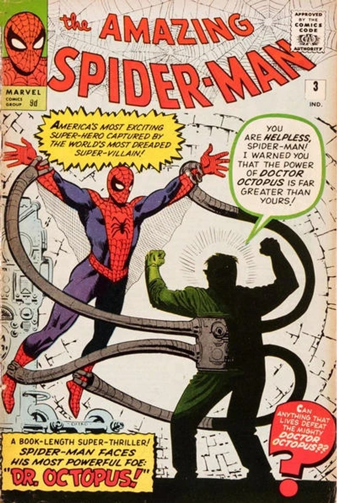 Real comic cover of Amazing Spider-Man #3 (1963)