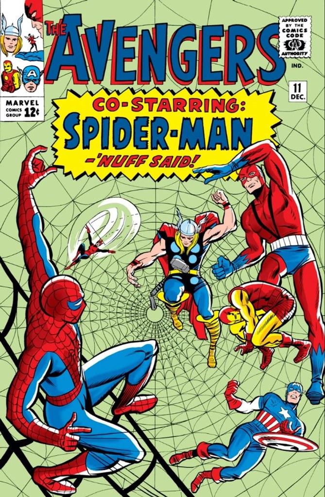 Real comic cover of Avengers #11 (1968)