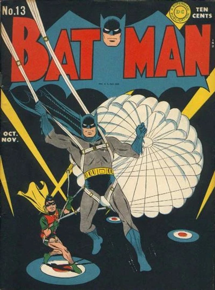 Real comic cover of Batman #13 (1946)