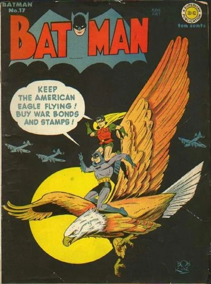 Real comic cover of Batman #17 (1948)