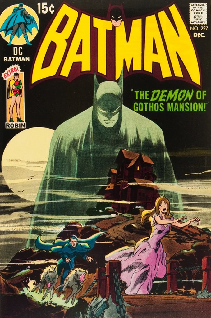 Real comic cover of Batman #227 (1970)