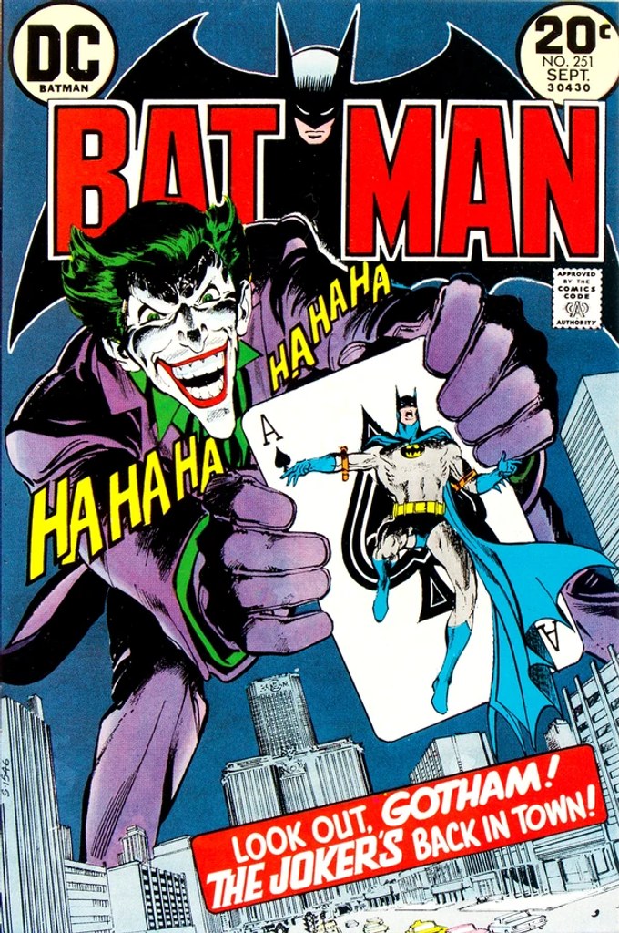 Real comic cover of Batman #251 (1973)