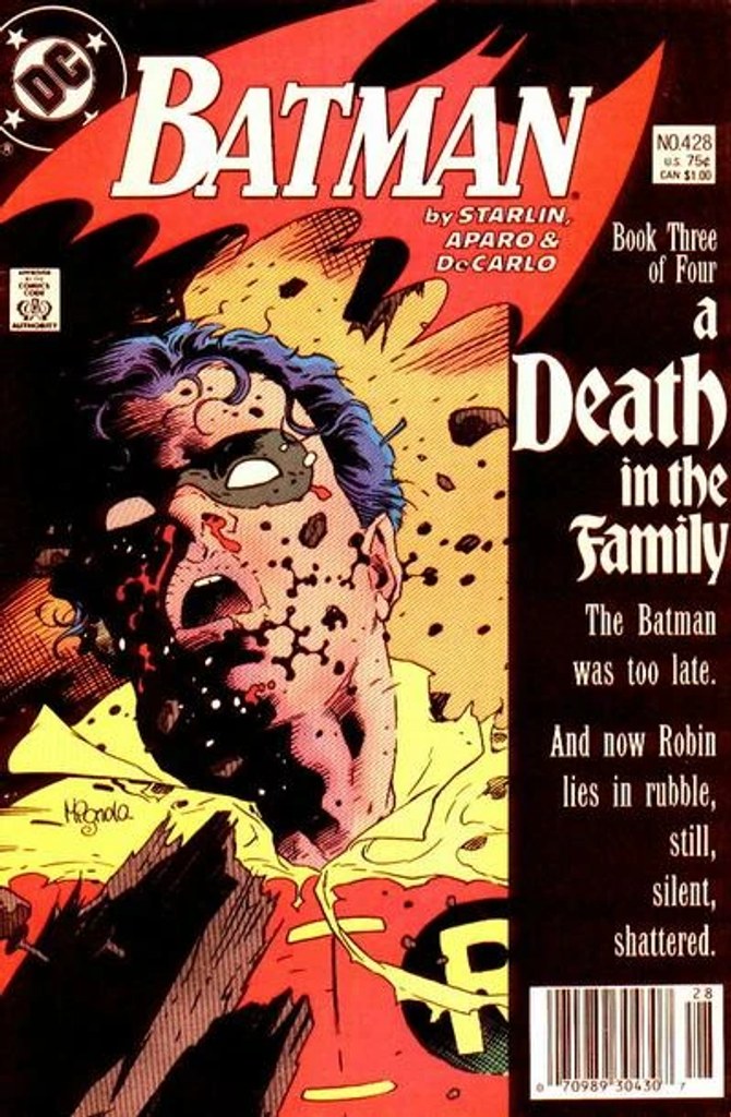 Real comic cover of Batman #428 (1988)