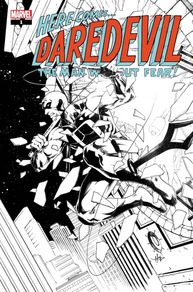 Real comic cover of Daredevil #1 (1964)