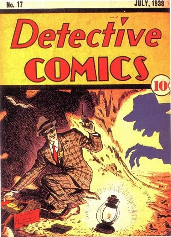 Real comic cover of Detective Comics #17 (1945)