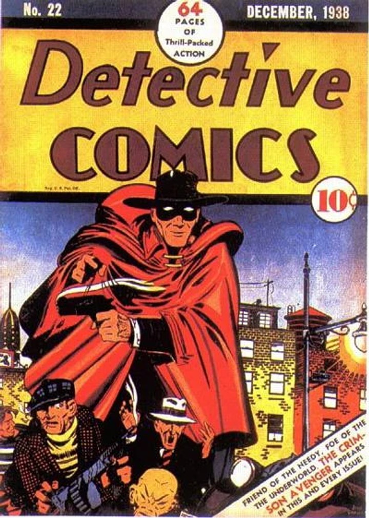 Real comic cover of Detective Comics #22 (1948)