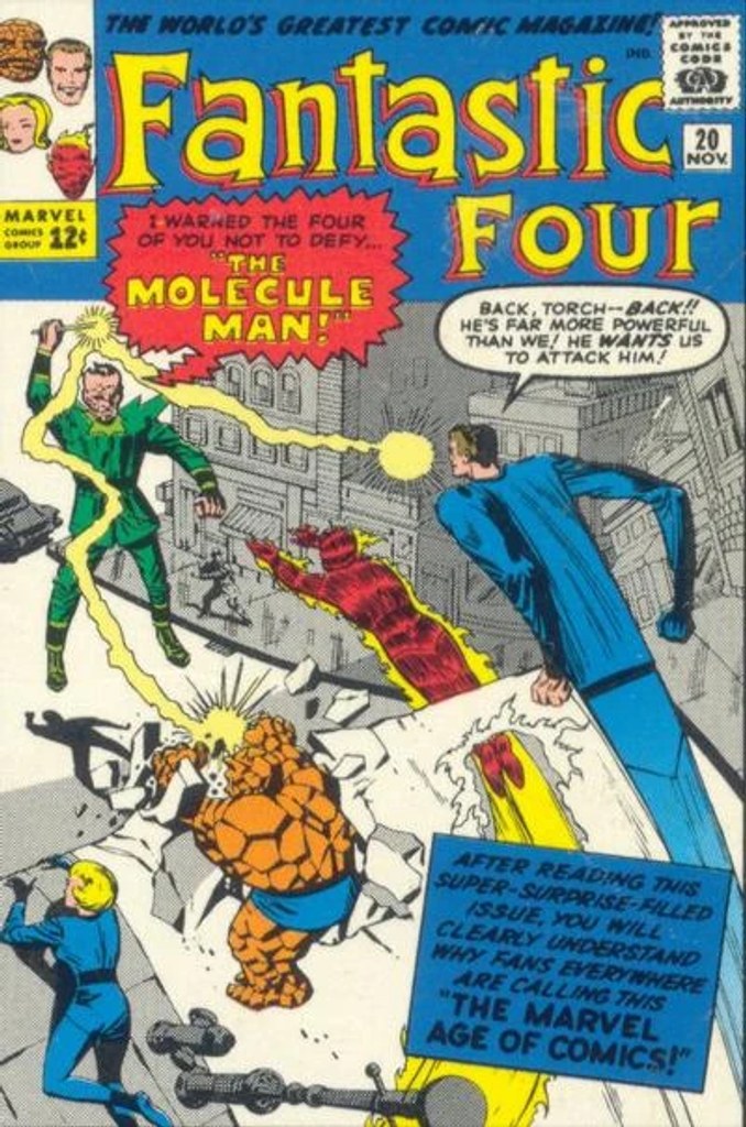 Real comic cover of Fantastic Four #20 (1971)