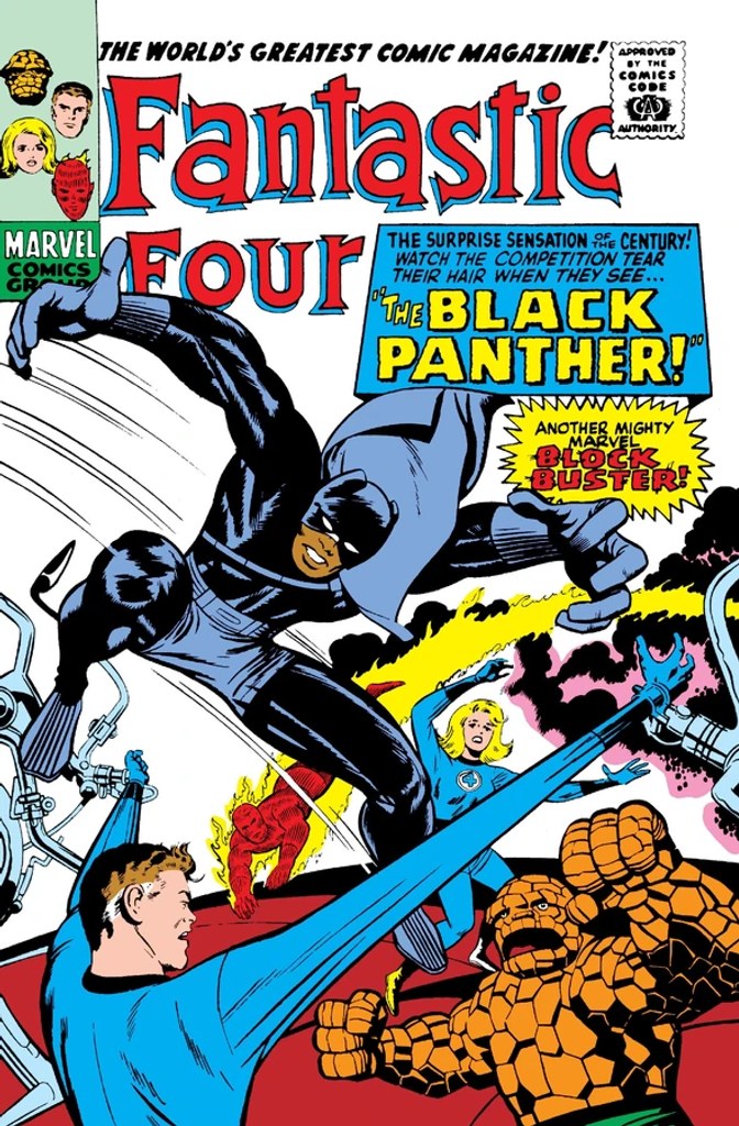 Real comic cover of Fantastic Four #52 (1966)