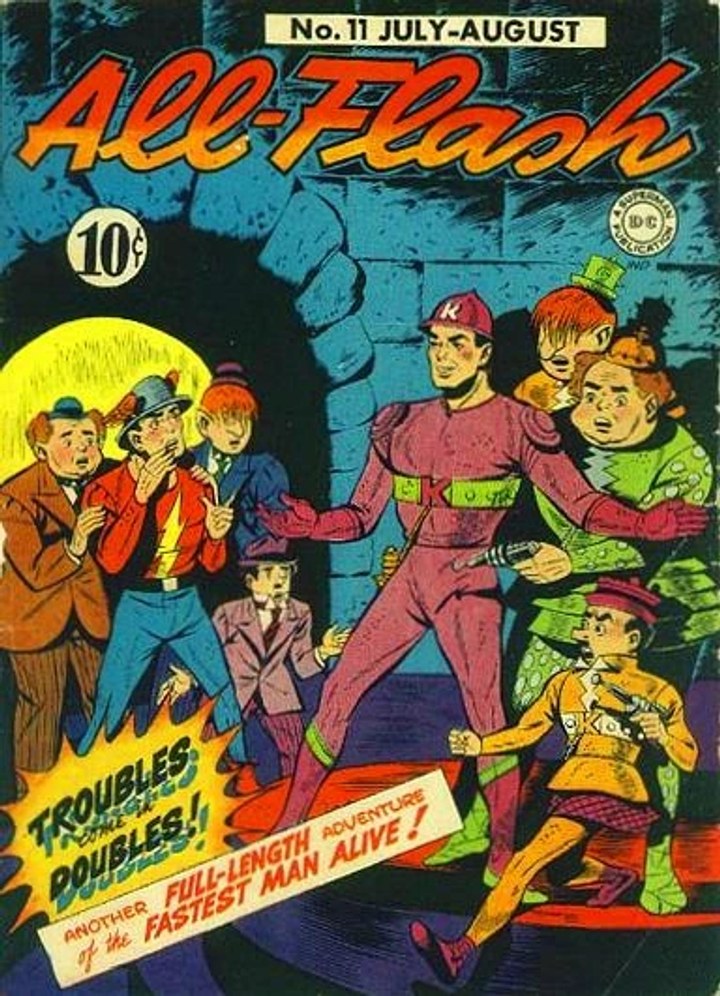 Real comic cover of Flash #11 (1964)