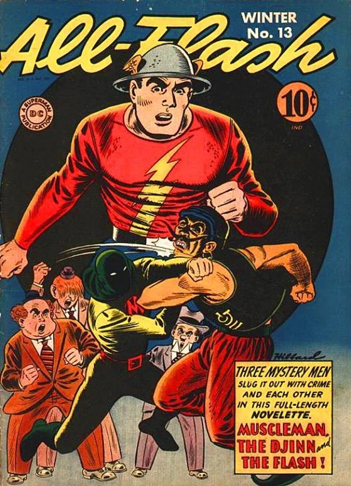 Real comic cover of Flash #13 (1965)