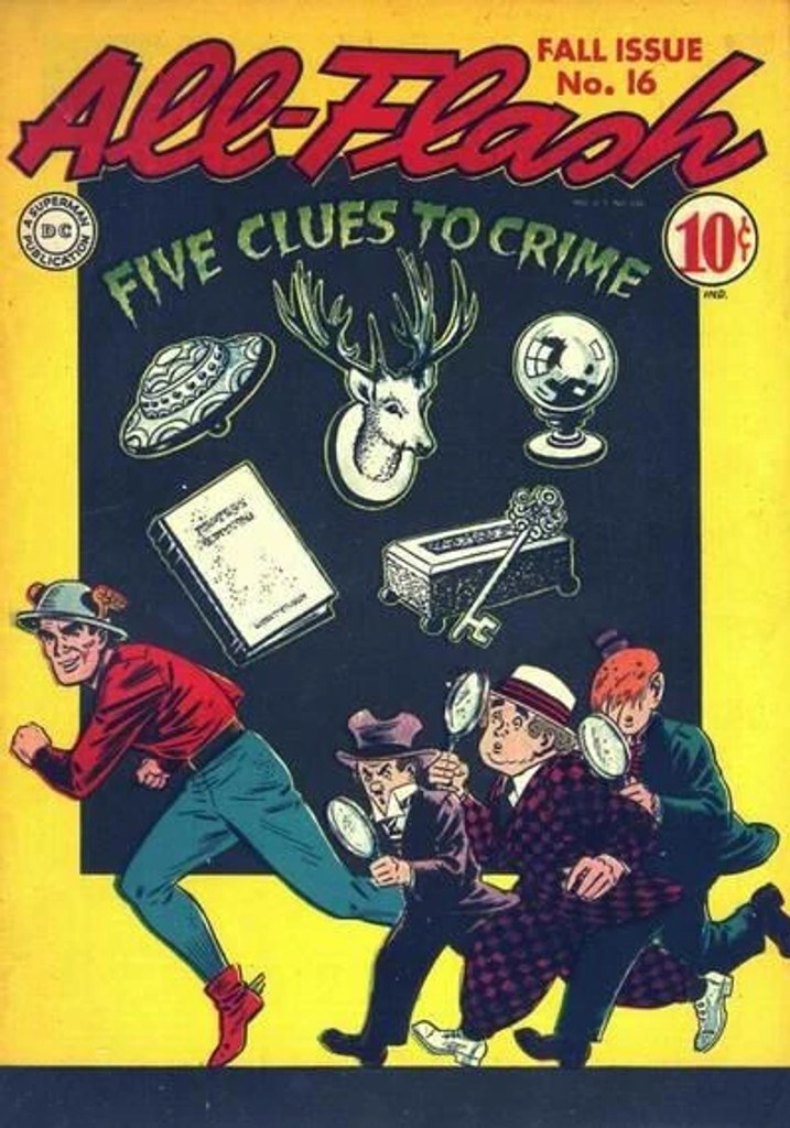 Real comic cover of Flash #16 (1967)