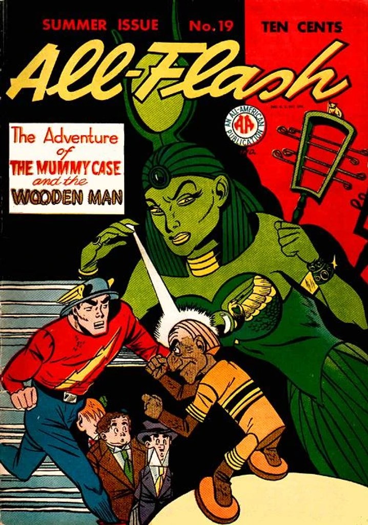 Real comic cover of Flash #19 (1968)