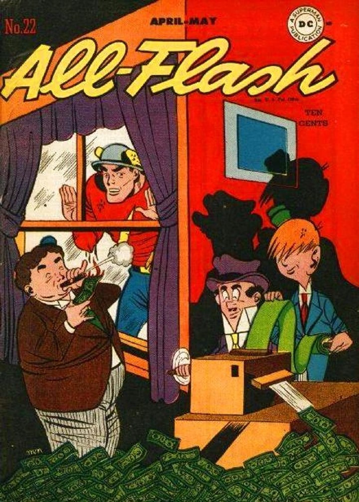 Real comic cover of Flash #22 (1970)