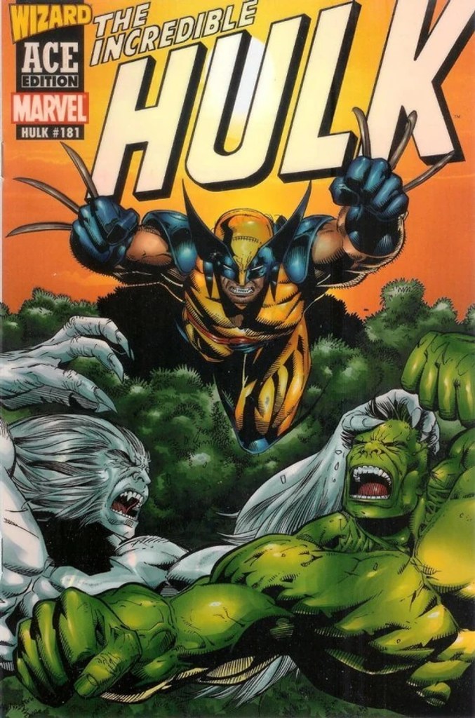 Real comic cover of Incredible Hulk #181 (1974)