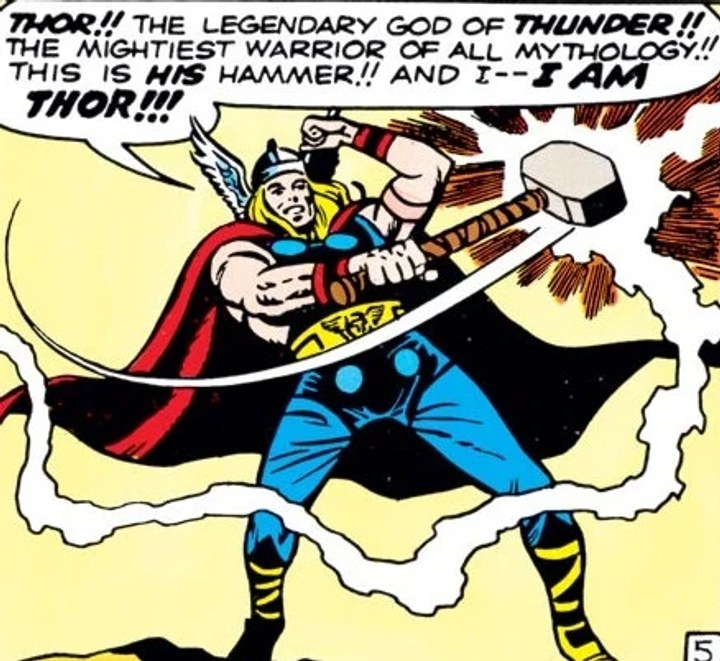 Real comic cover of Journey into Mystery #83 (1962)