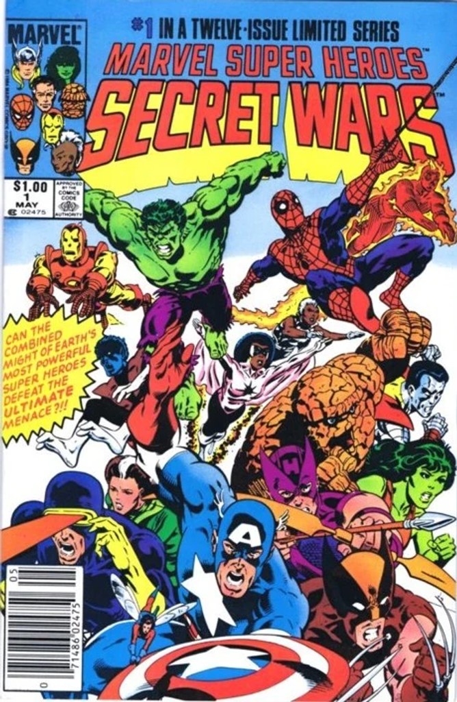 Real comic cover of Marvel Super Heroes Secret Wars #8 (1984)