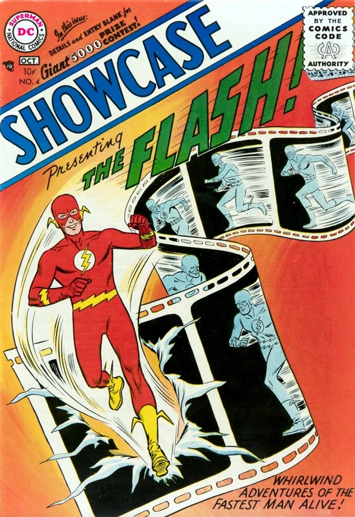 Real comic cover of Showcase #4 (1956)