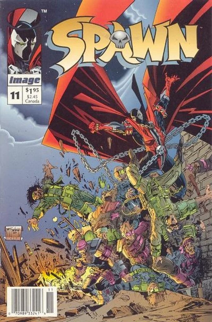 Real comic cover of Spawn #11 (1997)