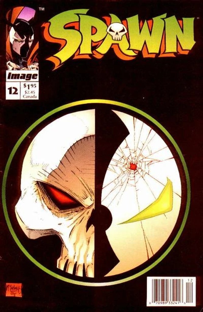Real comic cover of Spawn #12 (1998)