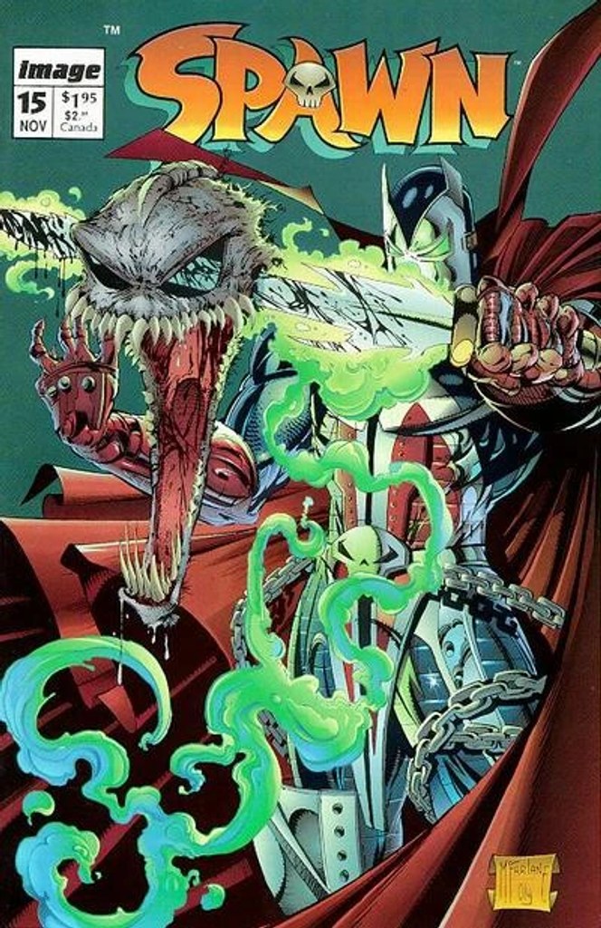 Real comic cover of Spawn #15 (1999)