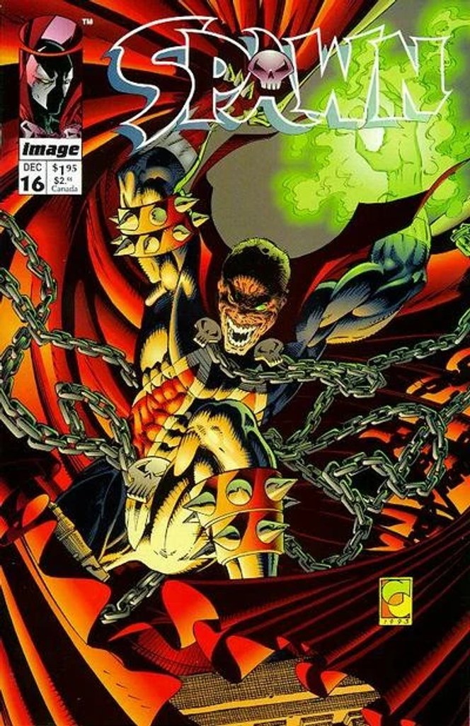 Real comic cover of Spawn #16 (2000)