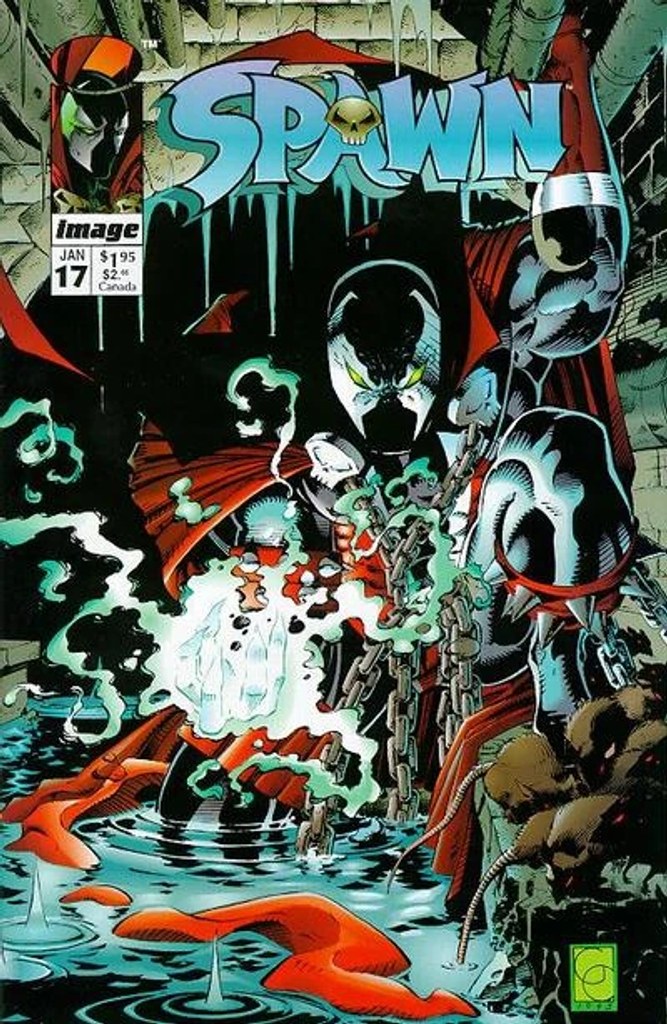 Real comic cover of Spawn #17 (2000)