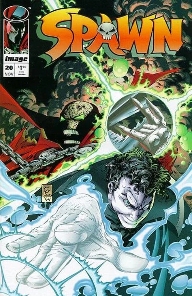 Real comic cover of Spawn #20 (2002)