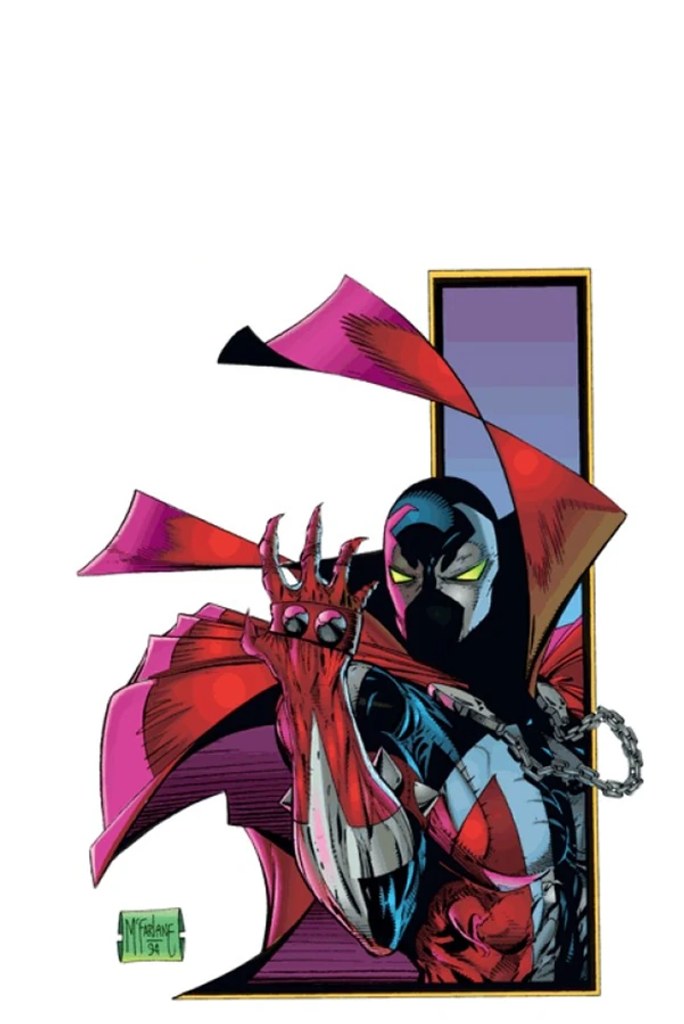 Real comic cover of Spawn #21 (2002)