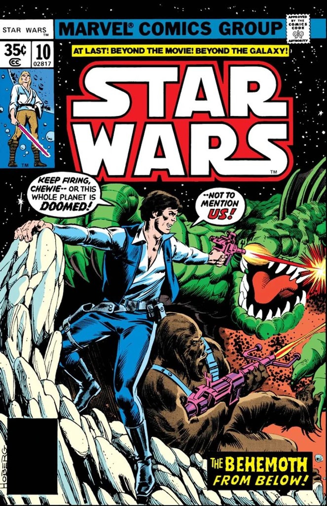 Real comic cover of Star Wars #10 (1982)