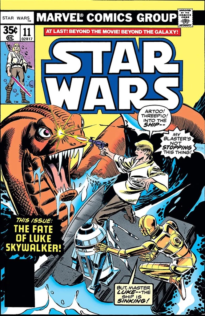 Real comic cover of Star Wars #11 (1982)