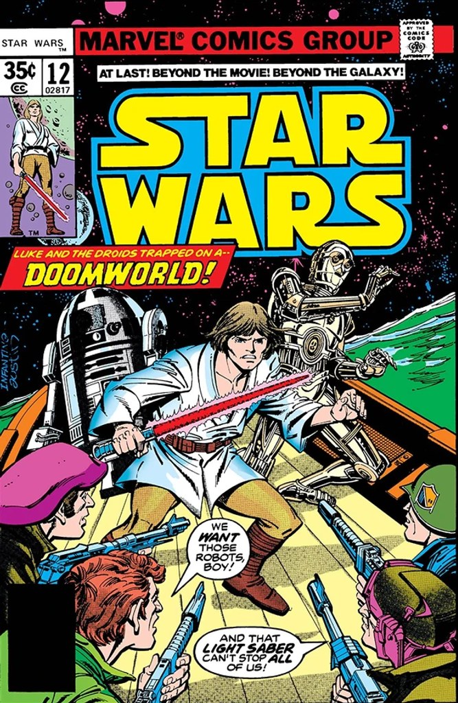 Real comic cover of Star Wars #12 (1983)
