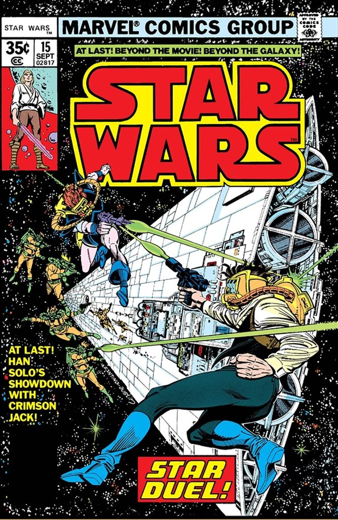 Real comic cover of Star Wars #15 (1984)