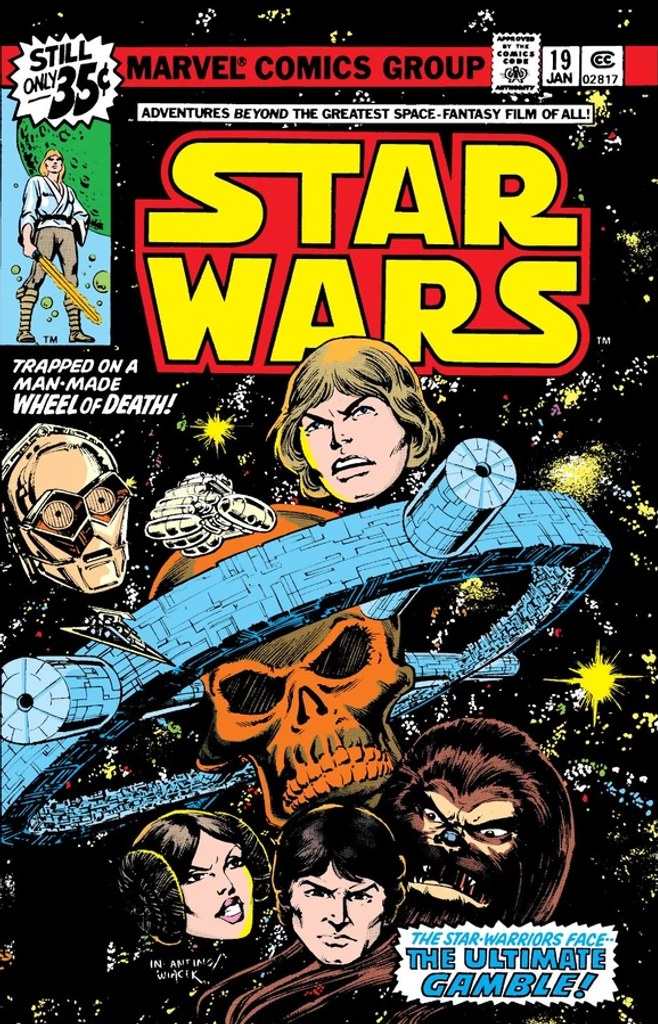 Real comic cover of Star Wars #19 (1986)