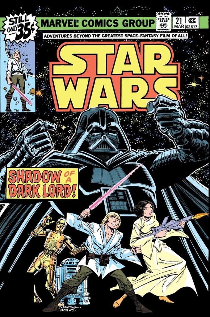 Real comic cover of Star Wars #21 (1987)
