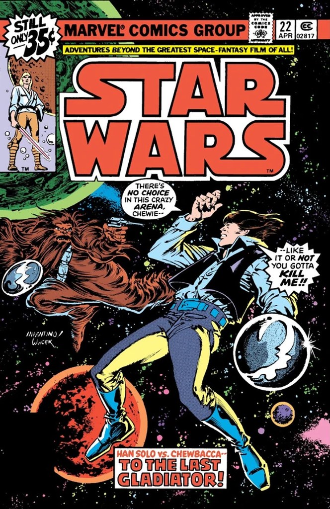 Real comic cover of Star Wars #22 (1988)