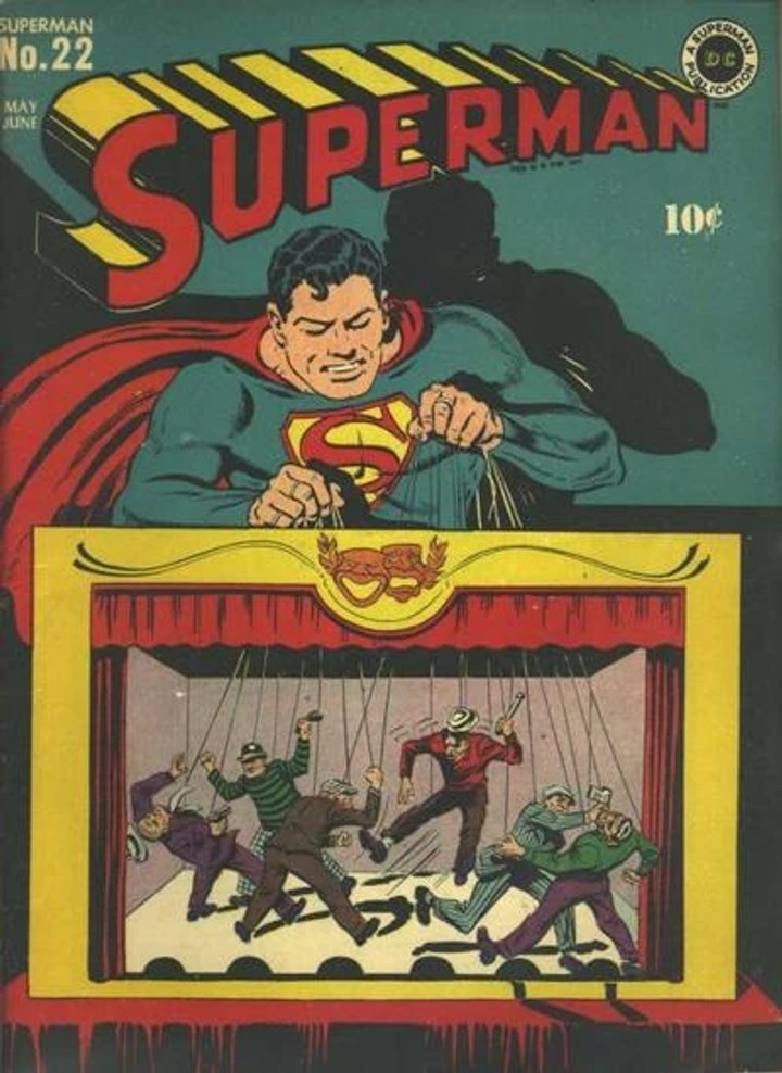Real comic cover of Superman #22 (1950)