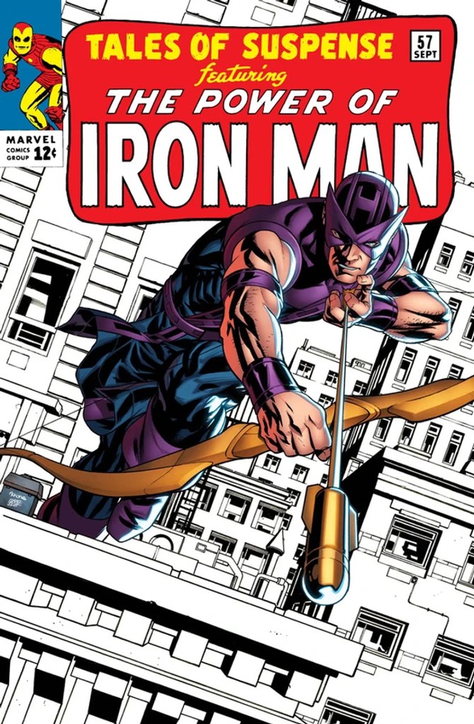 Real comic cover of Tales of Suspense #57 (1964)