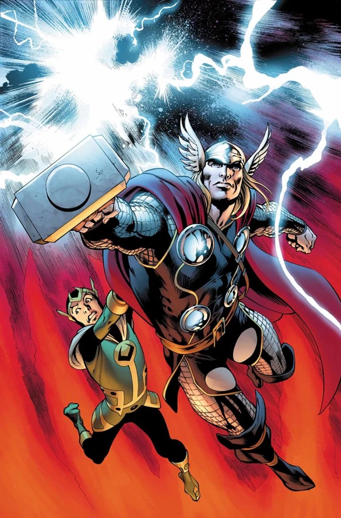 Real comic cover of Thor #18 (1975)