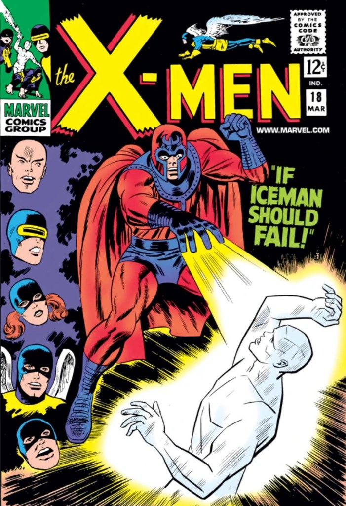 Real comic cover of Uncanny X-Men #18 (1972)