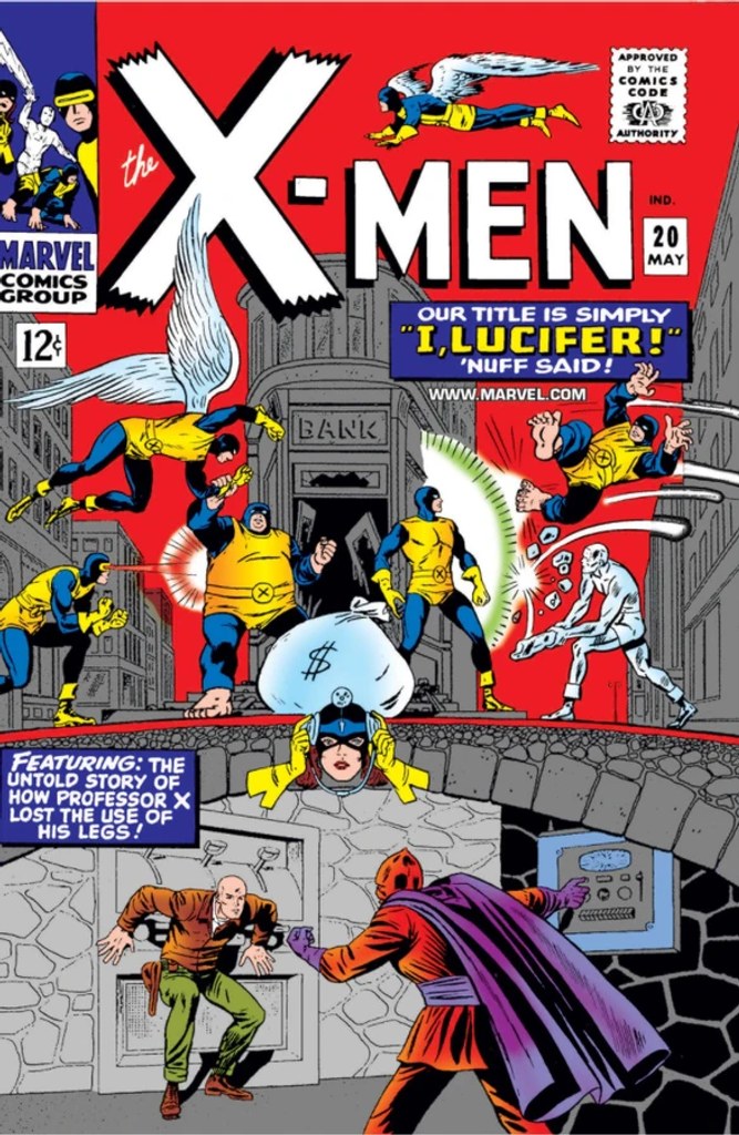 Real comic cover of Uncanny X-Men #20 (1973)